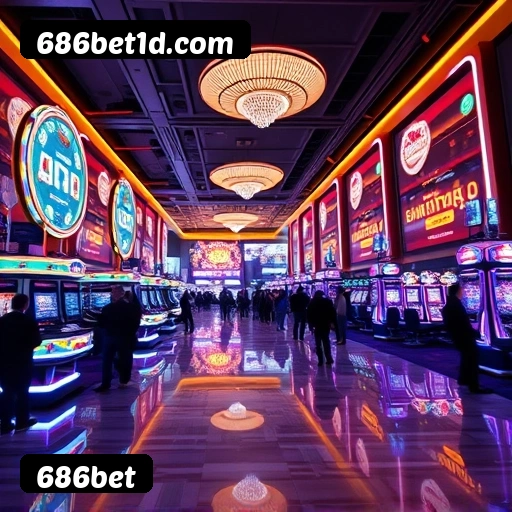 Apostas esportivas na 686bet — ilustração editorial